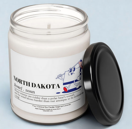 North Dakota | Dictionary Definition | State Scented Candle