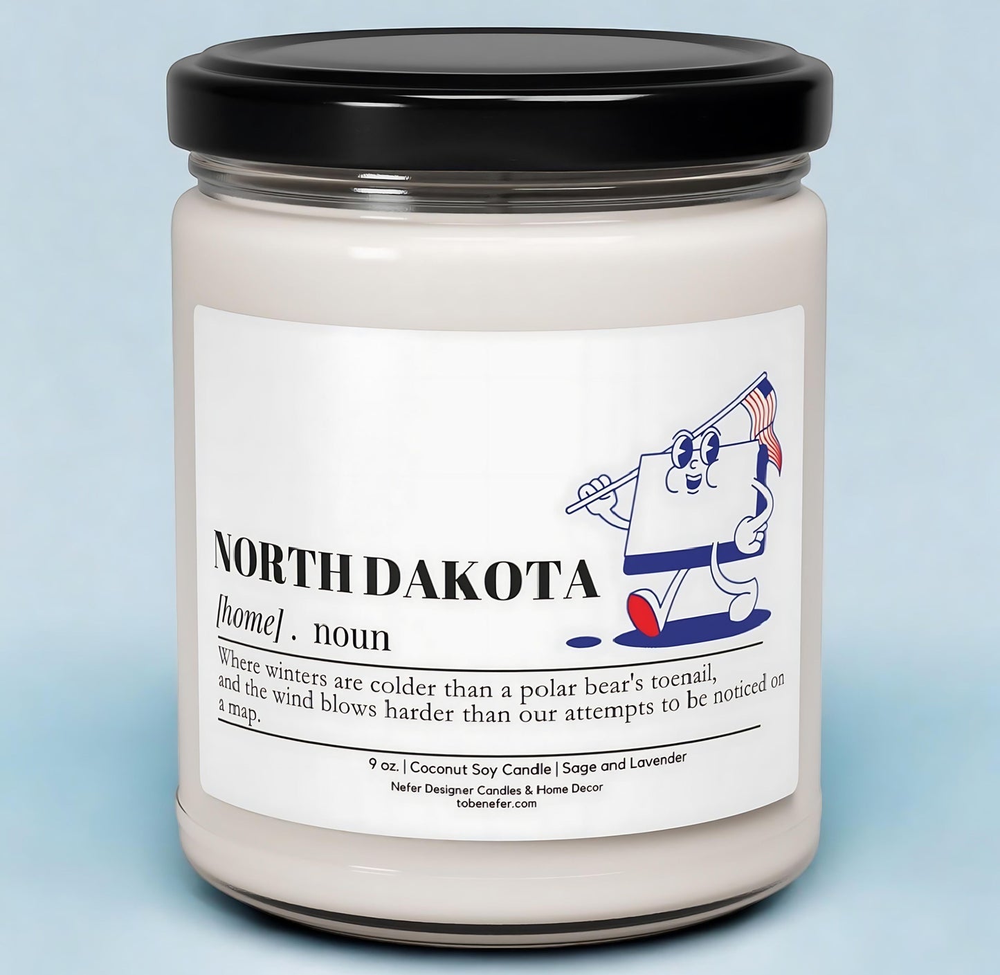 North Dakota | Dictionary Definition | State Scented Candle