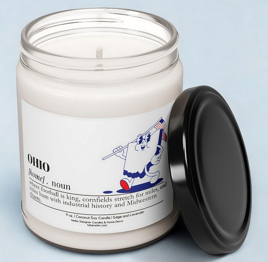 Ohio | Dictionary Definition | State Scented Candle