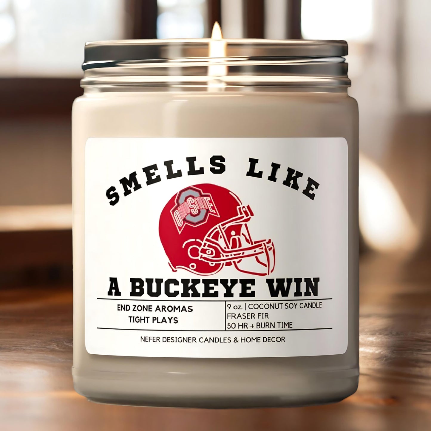 Smells Like a Ohio Buckeyes Win - Ohio State Lucky Game Day Candle