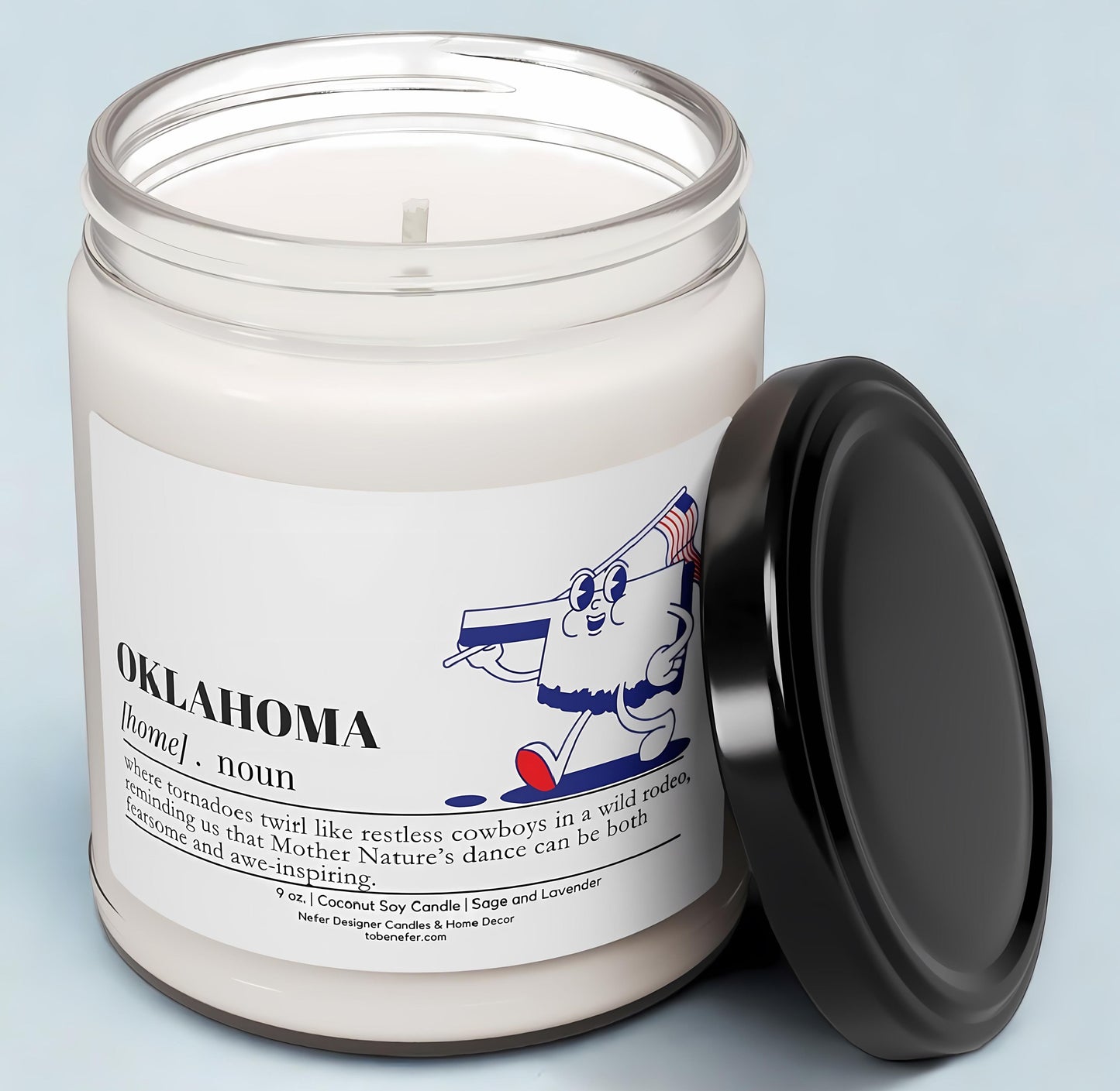 Oklahoma | Dictionary Definition | State Scented Candle