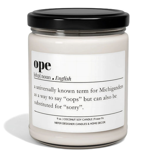 Ope Michigan | Dictionary Definition Candle