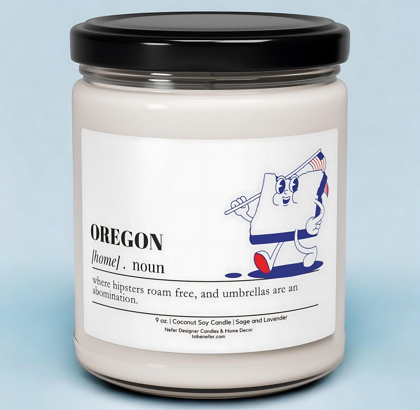 Oregon | Dictionary Definition | State Scented Candle