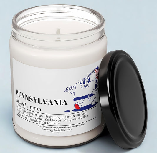 Pennsylvania | Dictionary Definition | State Scented Candle