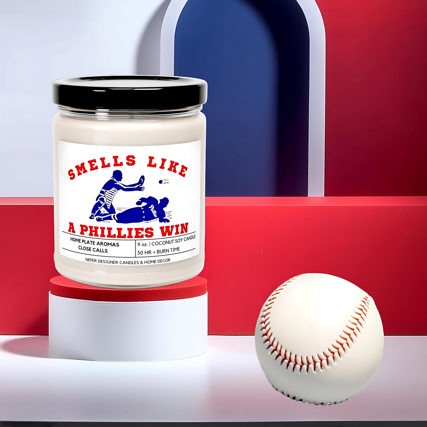 Smells Like a Philadelphia Phillies Win - Philadelphia Lucky Game Day Candle