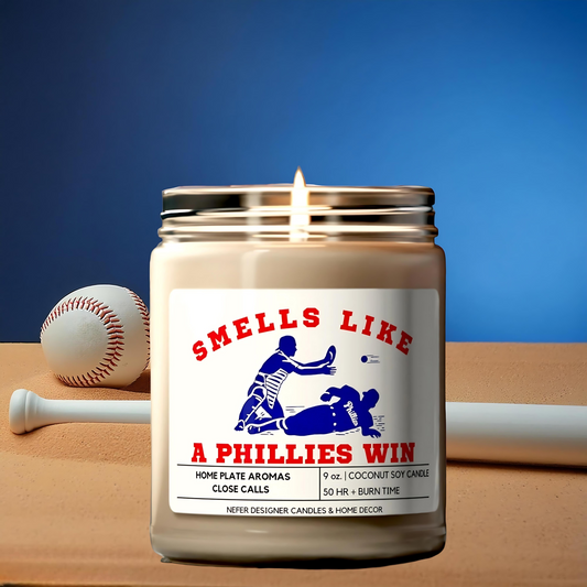 Smells Like a Philadelphia Phillies Win - Philadelphia Lucky Game Day Candle