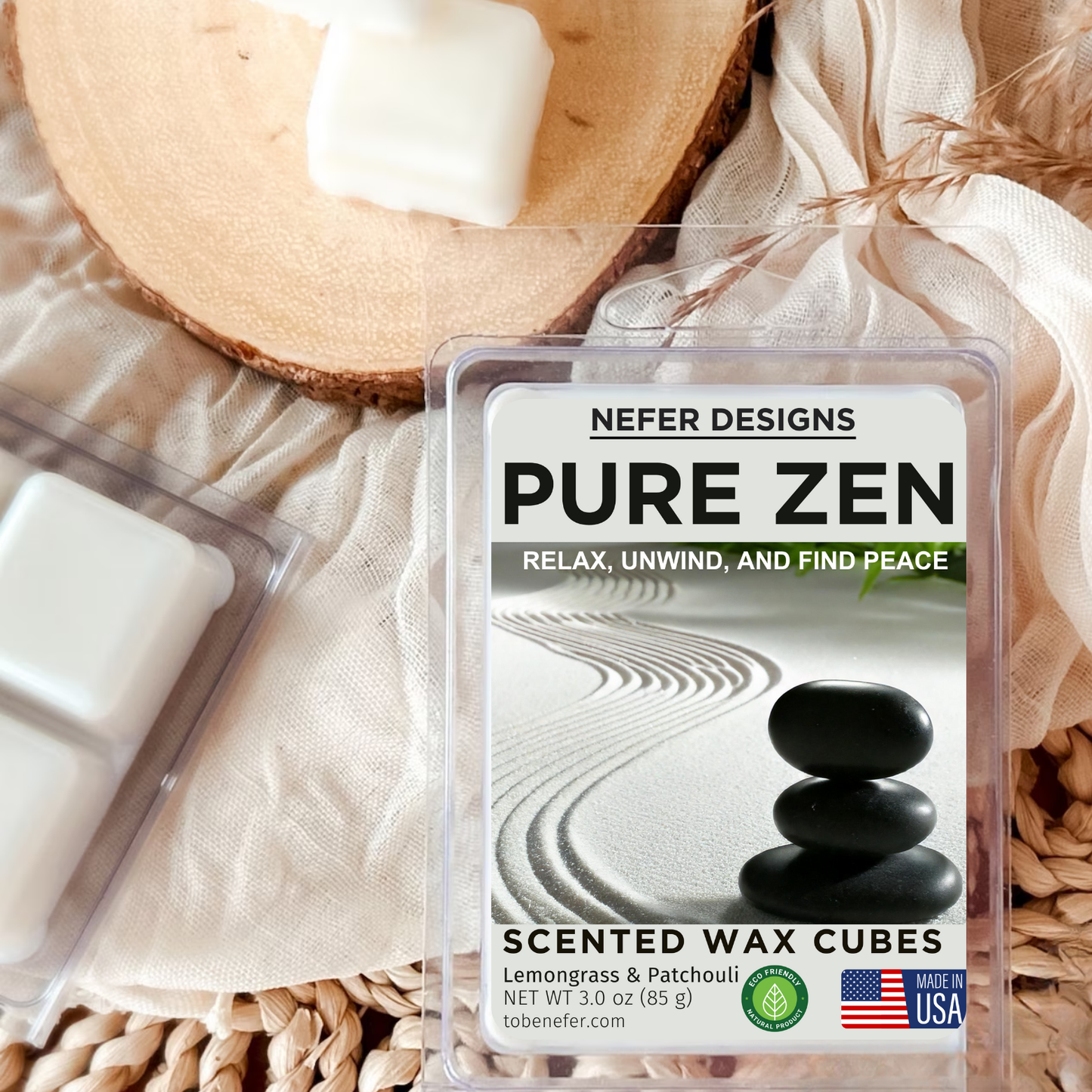 Pure Zen Wax Melts | Organic & Boldly Scented