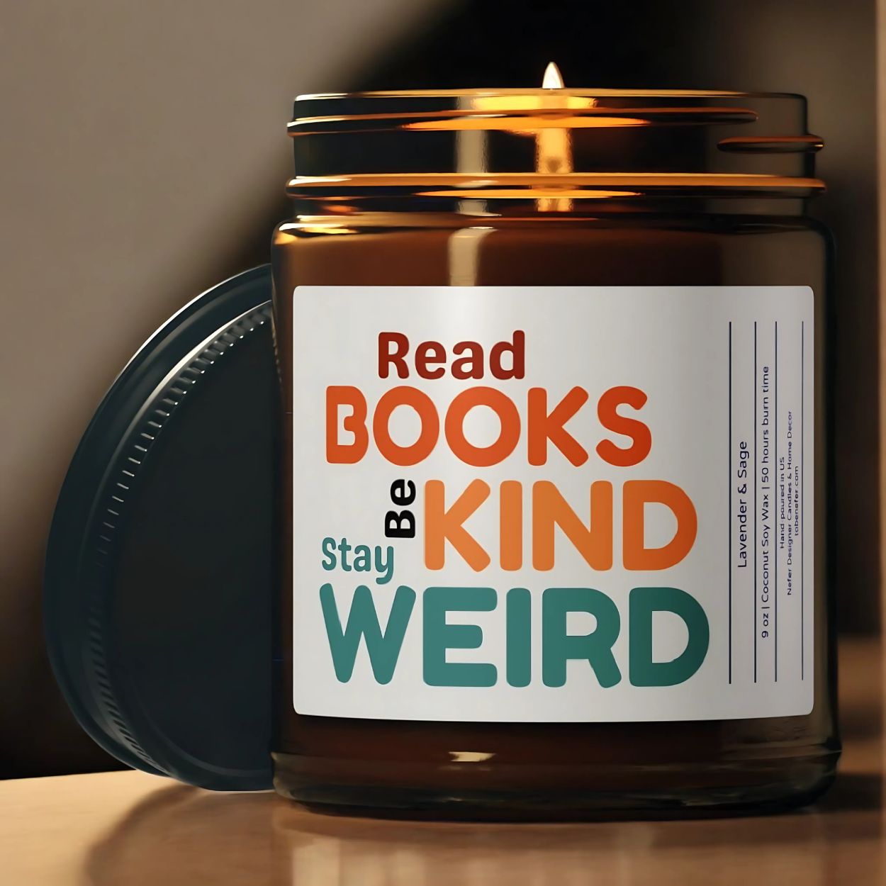 Read Books Be Kind Stay Weird | Bookish Gift for Readers