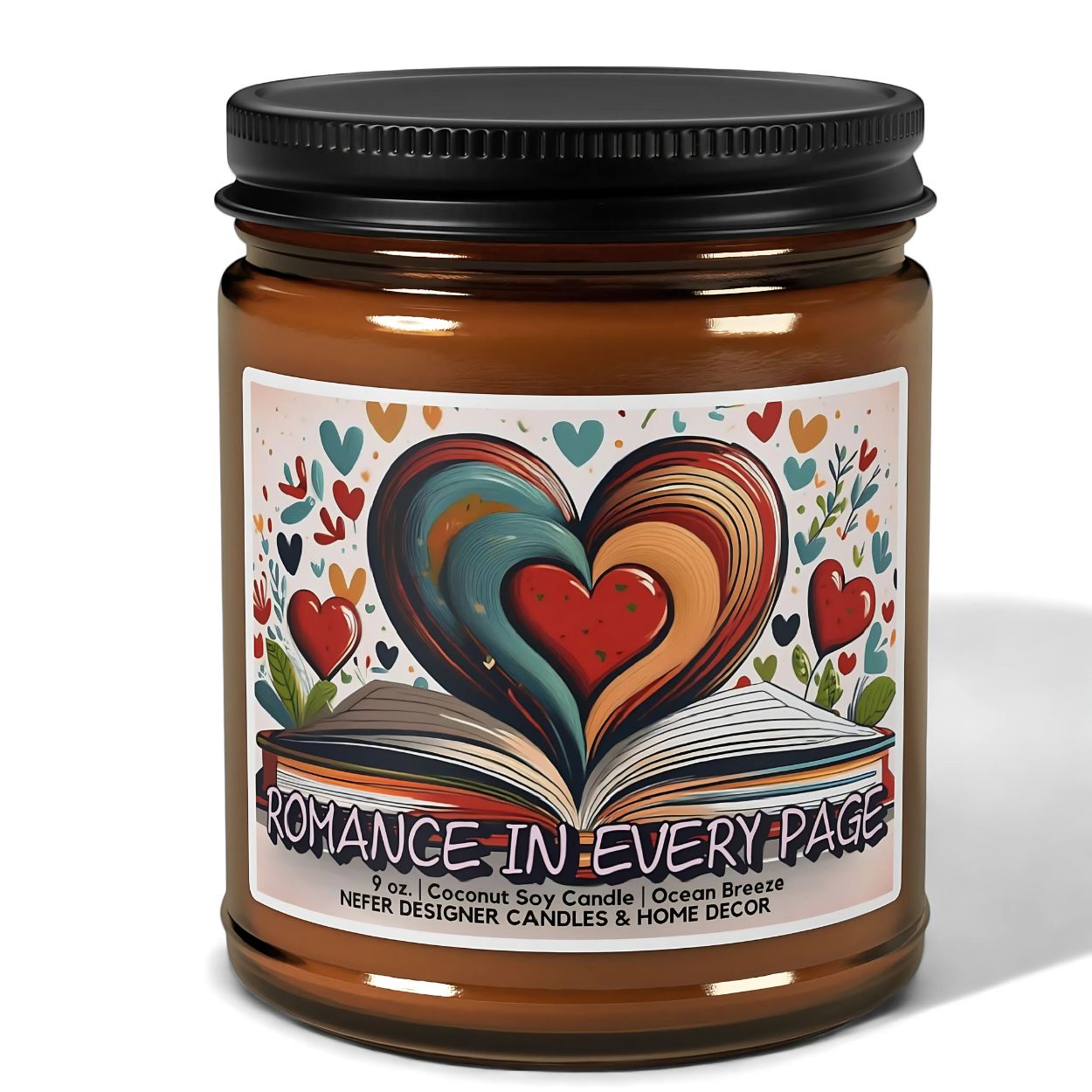 Romance in Every Page Book Club Candle | Bookish Gift for Readers