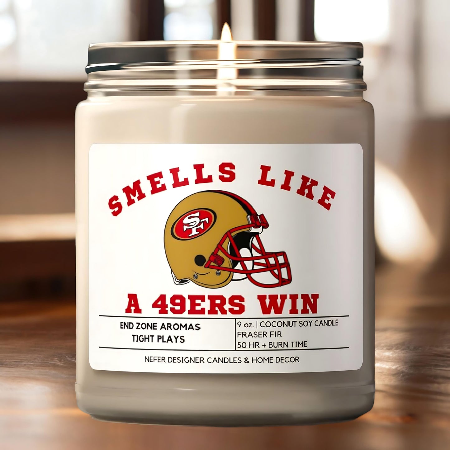 Smells Like a San Francisco 49ers Win - San Francisco Lucky Game Day Candle