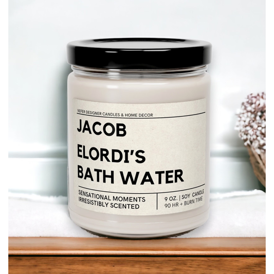 Jacob Elordi's Bath Water Saltburn Candle