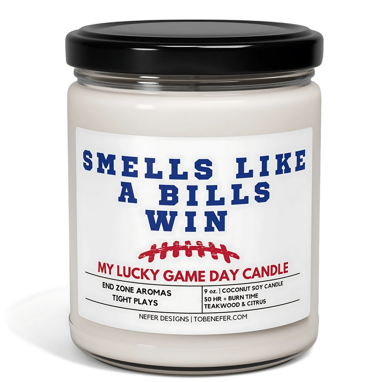 smells like a bills win my lucky game day candle 1 