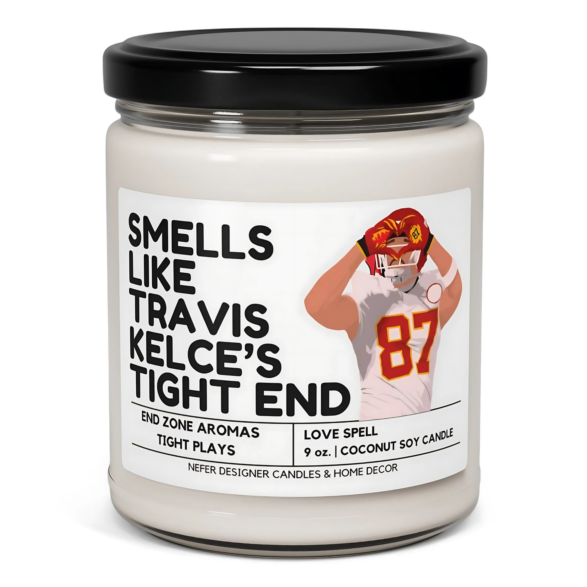 Travis Kelce Tight End Pop Culture Candle 1 