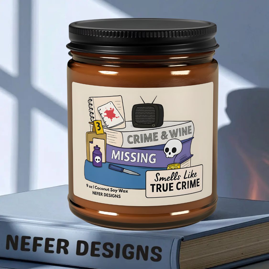 Book Lover Gift | A Mystery Candle for Readers & True Crime Fans