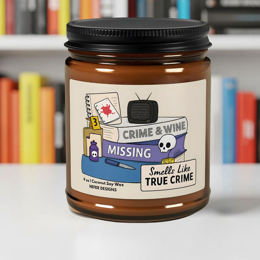 Book Lover Gift | A Mystery Candle for Readers & True Crime Fans