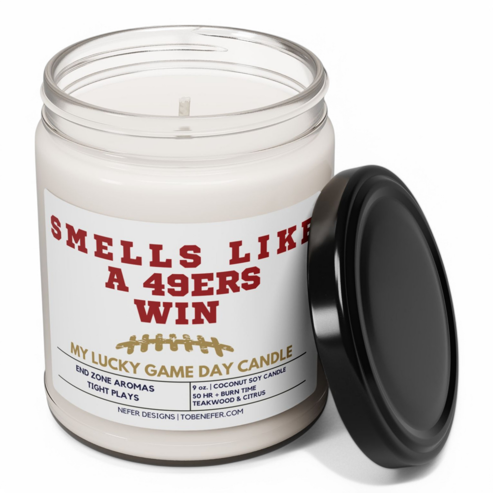 Smellslikea49erswinmyluckygamedaycandle3