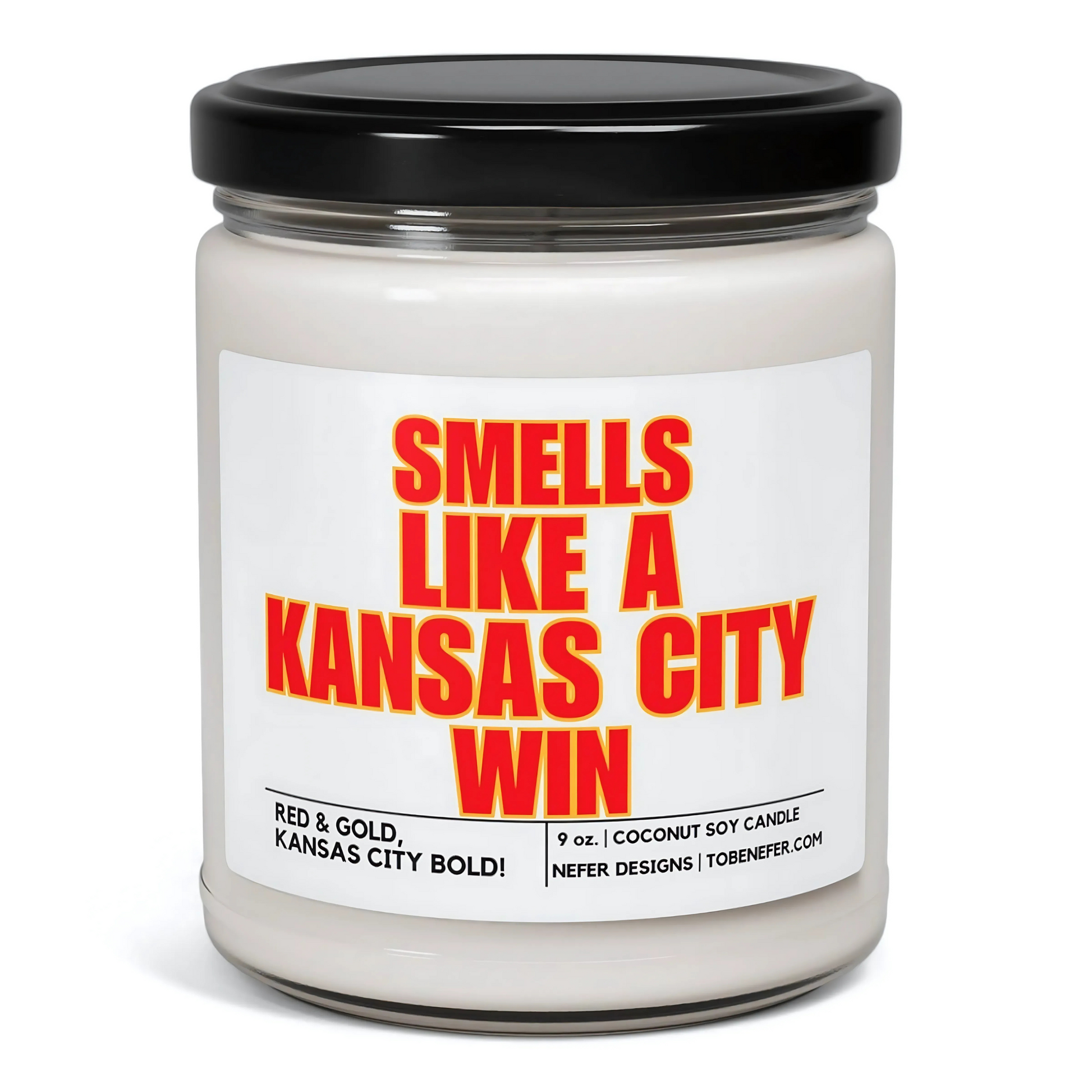 Kansas City Sports Themed Candle Gift 