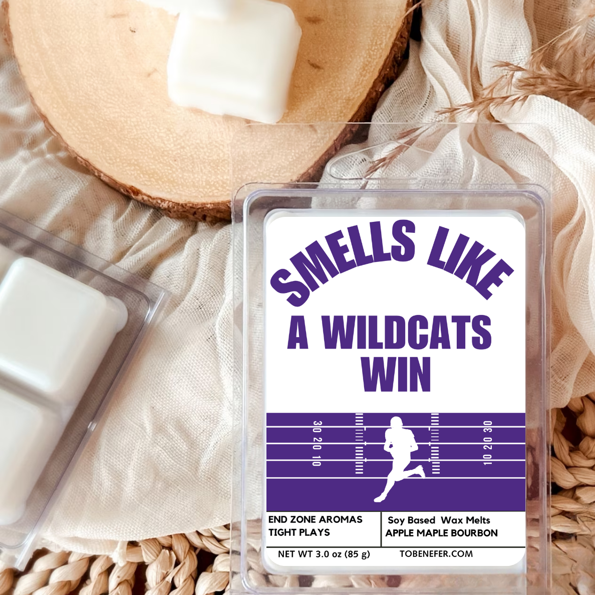 Smells Like a Wild Cats Win |Kansas State Football Scented Natural Wax Melts