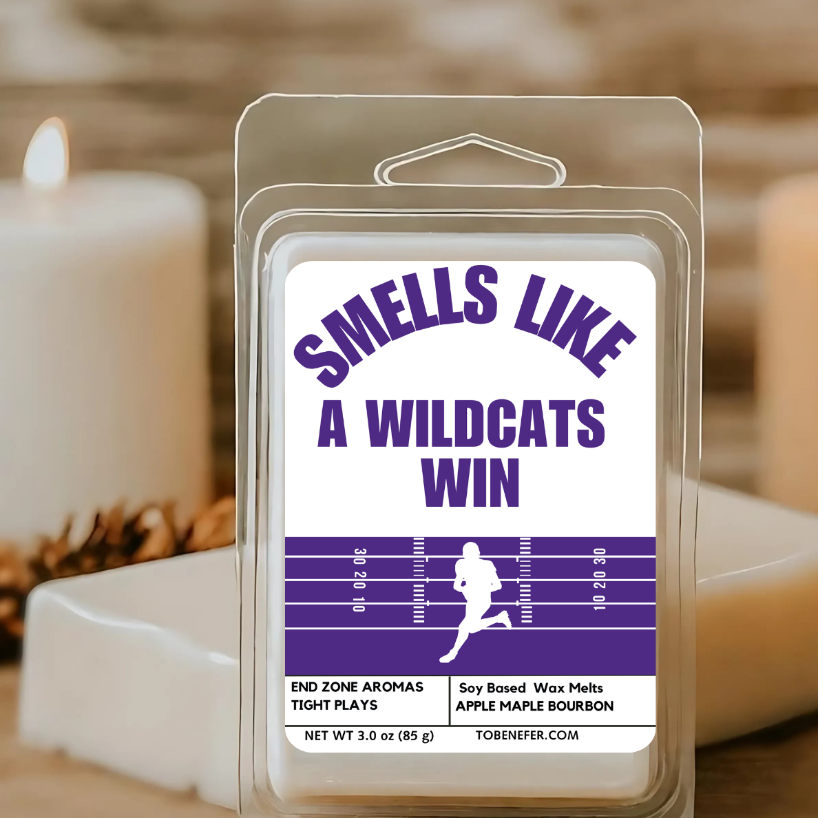 Smells Like a Wild Cats Win |Kansas State Football Scented Natural Wax Melts