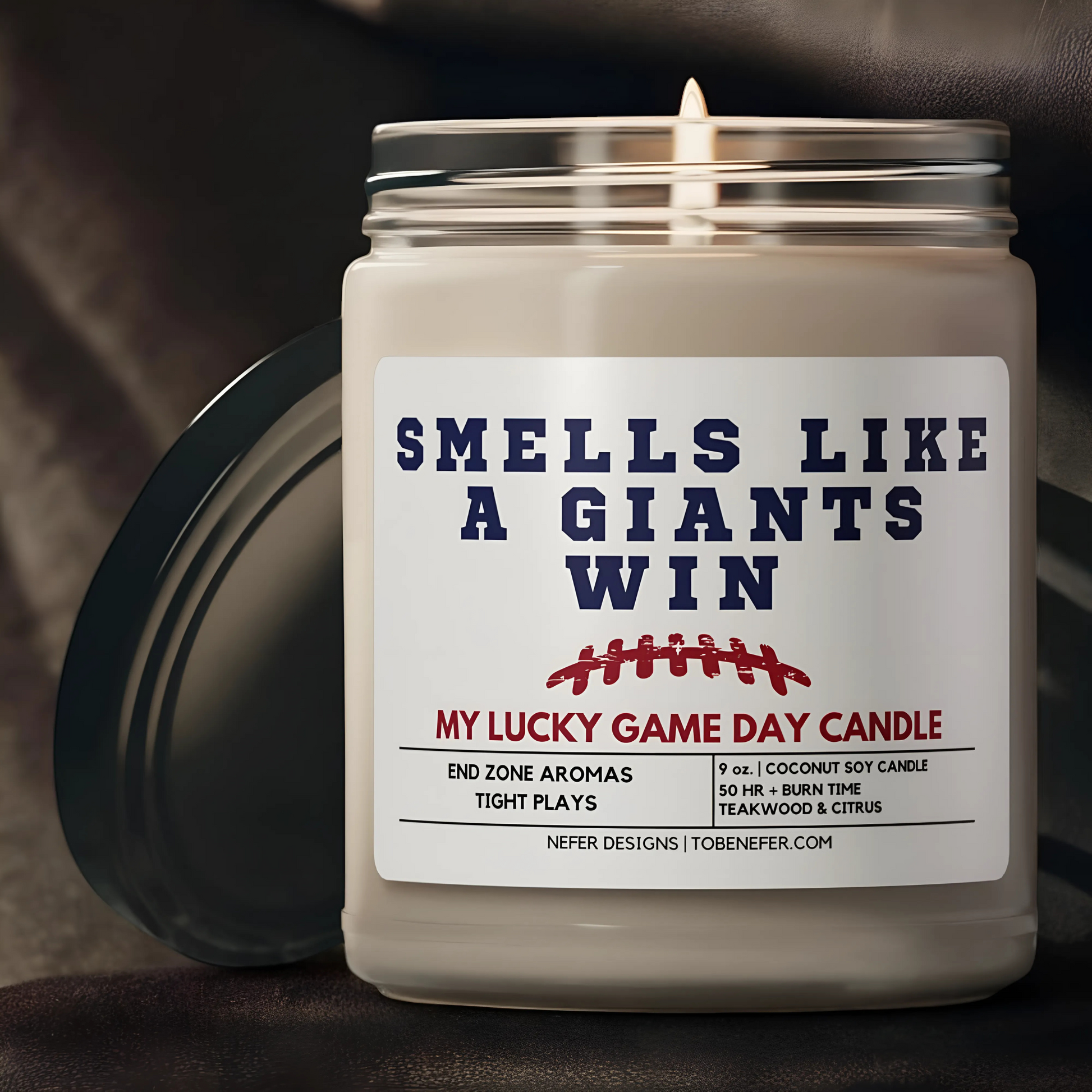 Smellslikeagiantswinmyluckygamedaycandle3