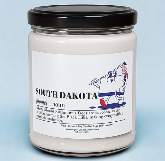 South Dakota | Dictionary Definition | State Scented Candle