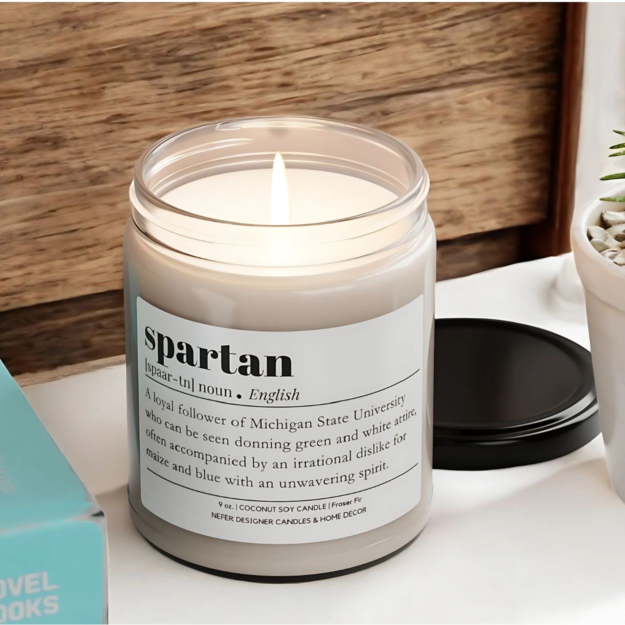 Spartan Michigan State University | Dictionary Definition Candle