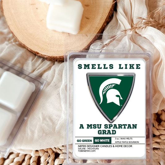 Smells Like A MSU Spartan Grad Wax Melts 