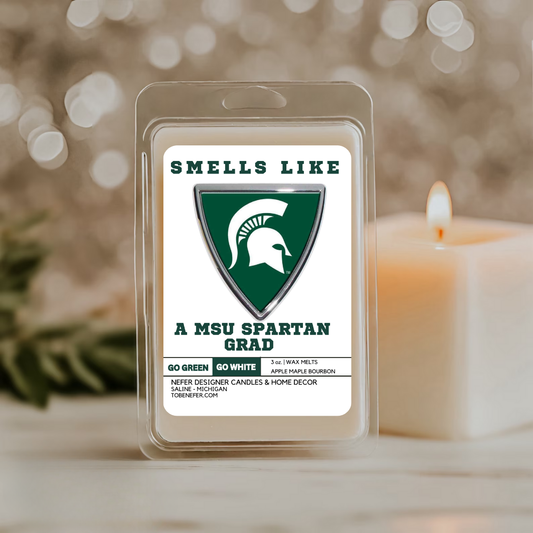 Smells Like A MSU Spartan Grad Wax Melts 