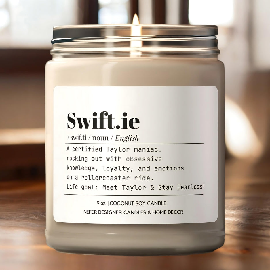 Swiftie Dictionary Meaning | Music Themed Candle