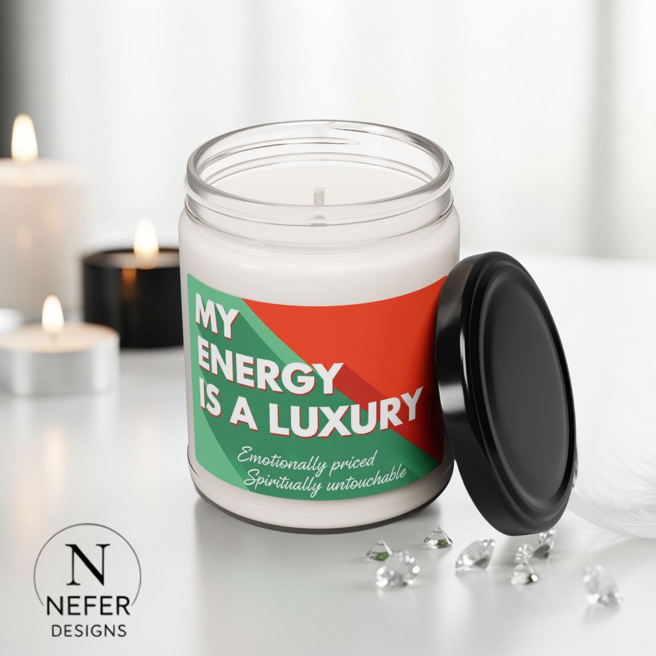 Manifestation Luxury Candle | My Energy is Luxury