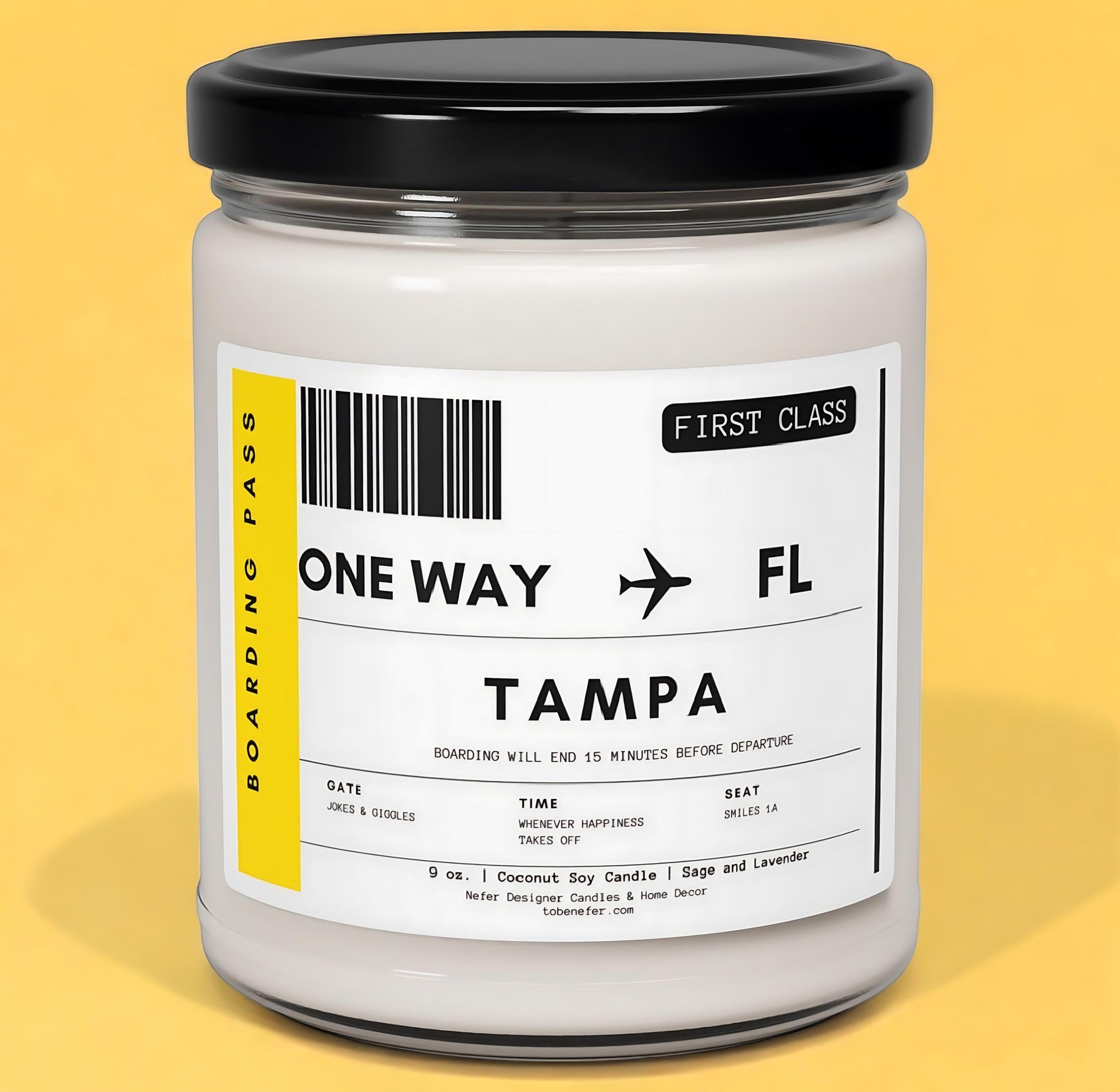 Florida Tampa State Candle