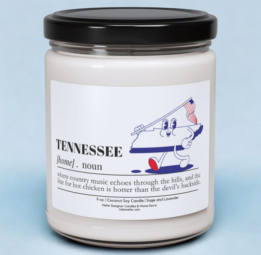 Tennessee | Dictionary Definition | State Scented Candle