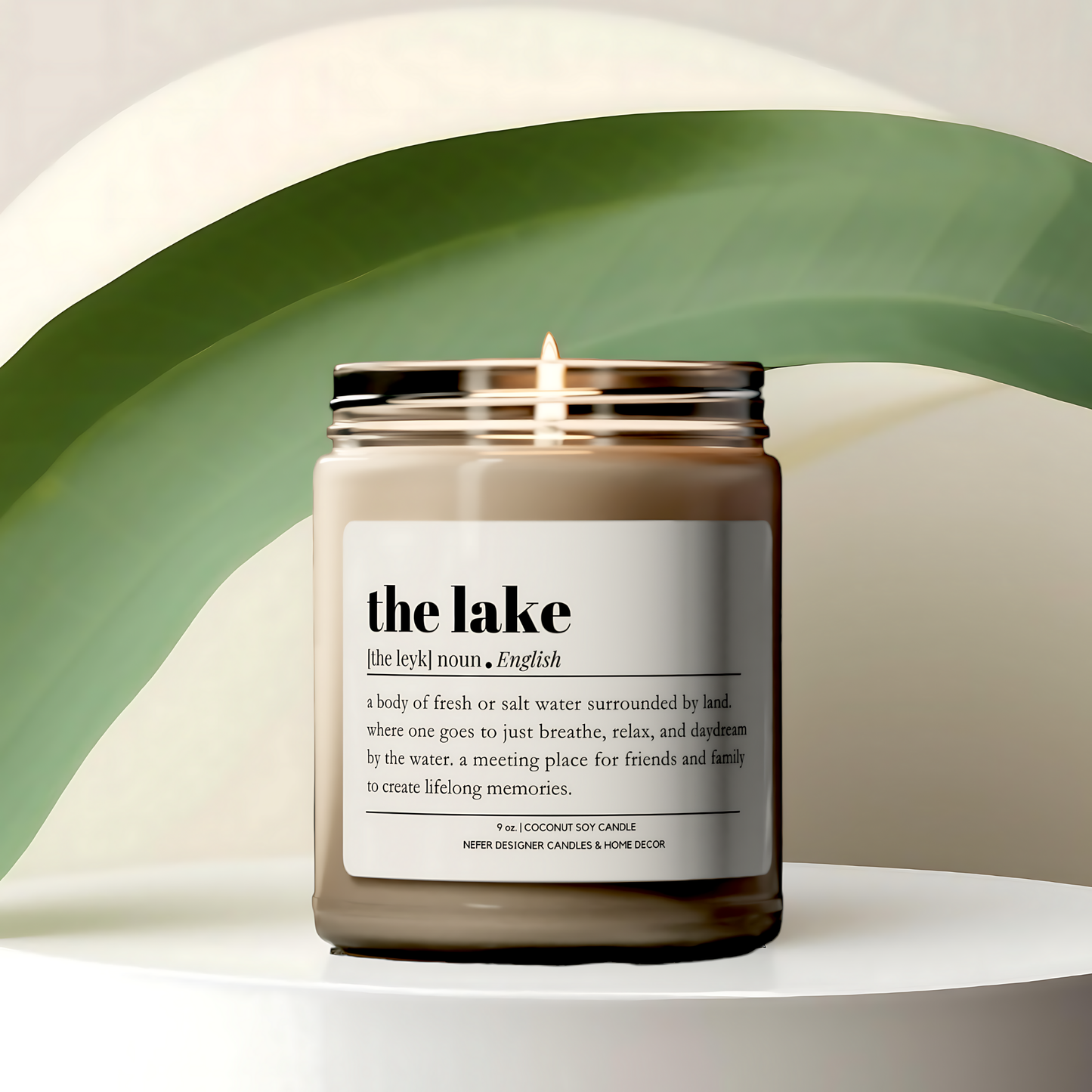 The Lake - Dictionary Definition | Lake Themed Candle Decor