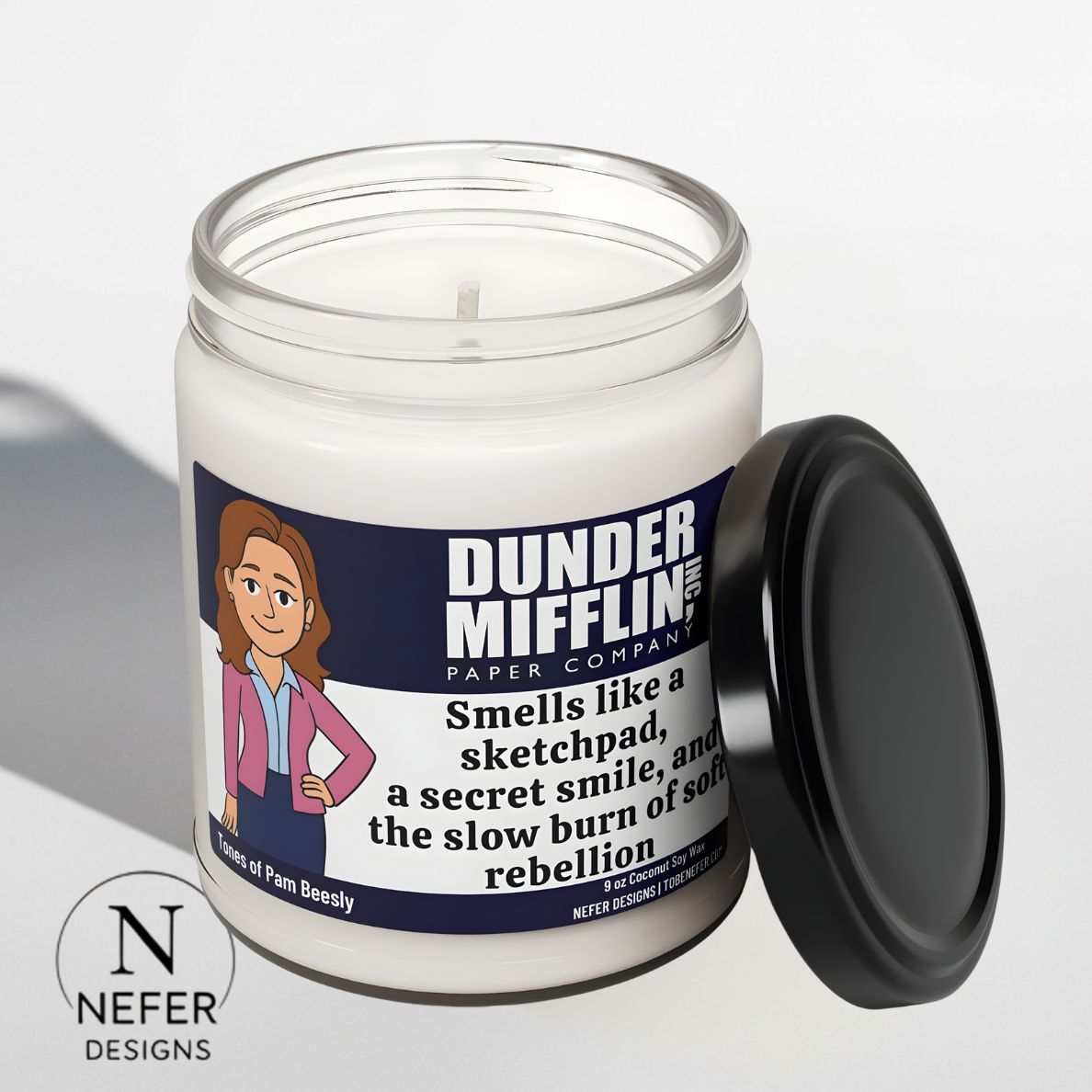 The Office Themed Scented Candle | Smells Like Soft Rebellion