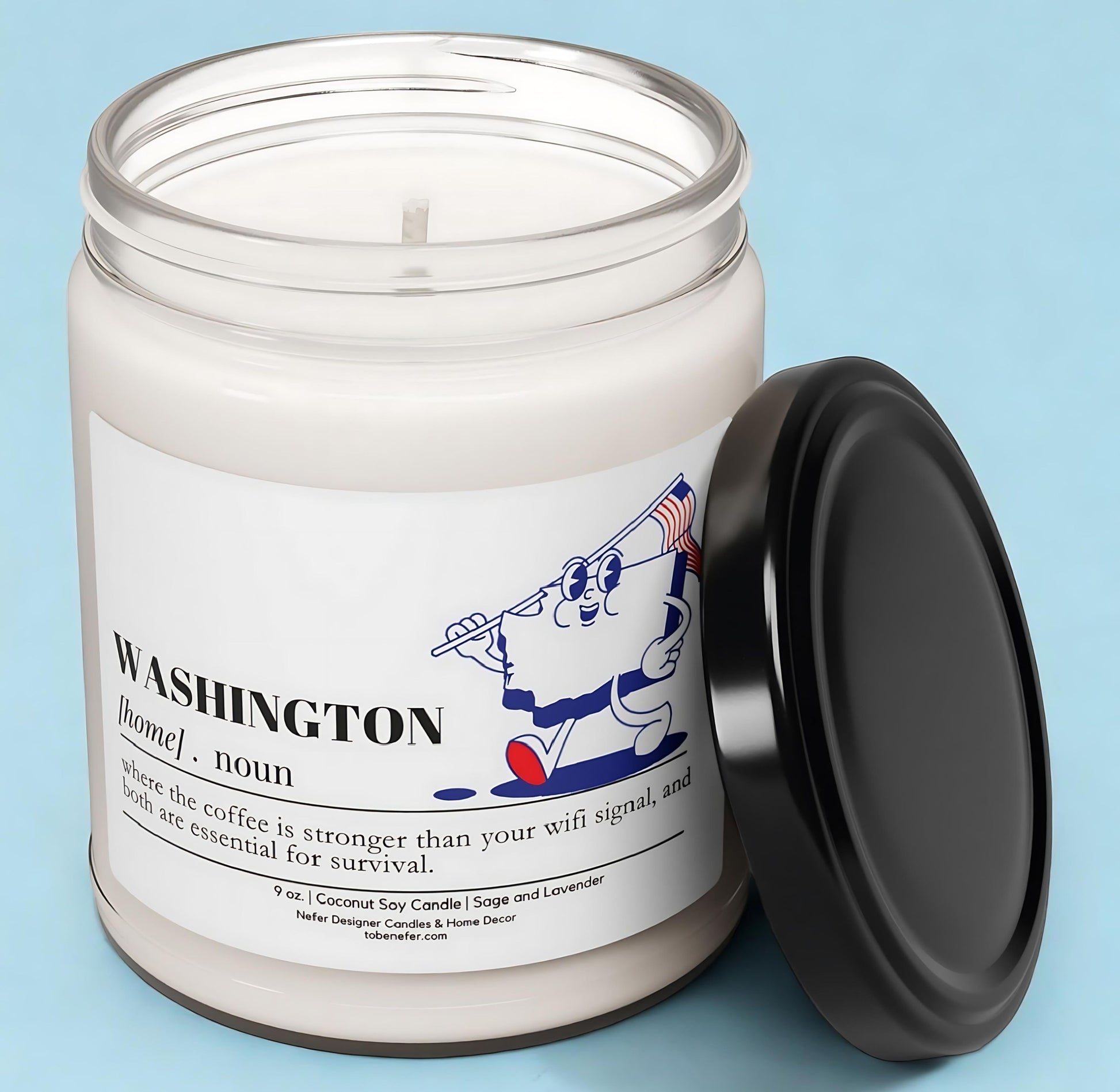 Washington | Dictionary Definition | State Scented Candle