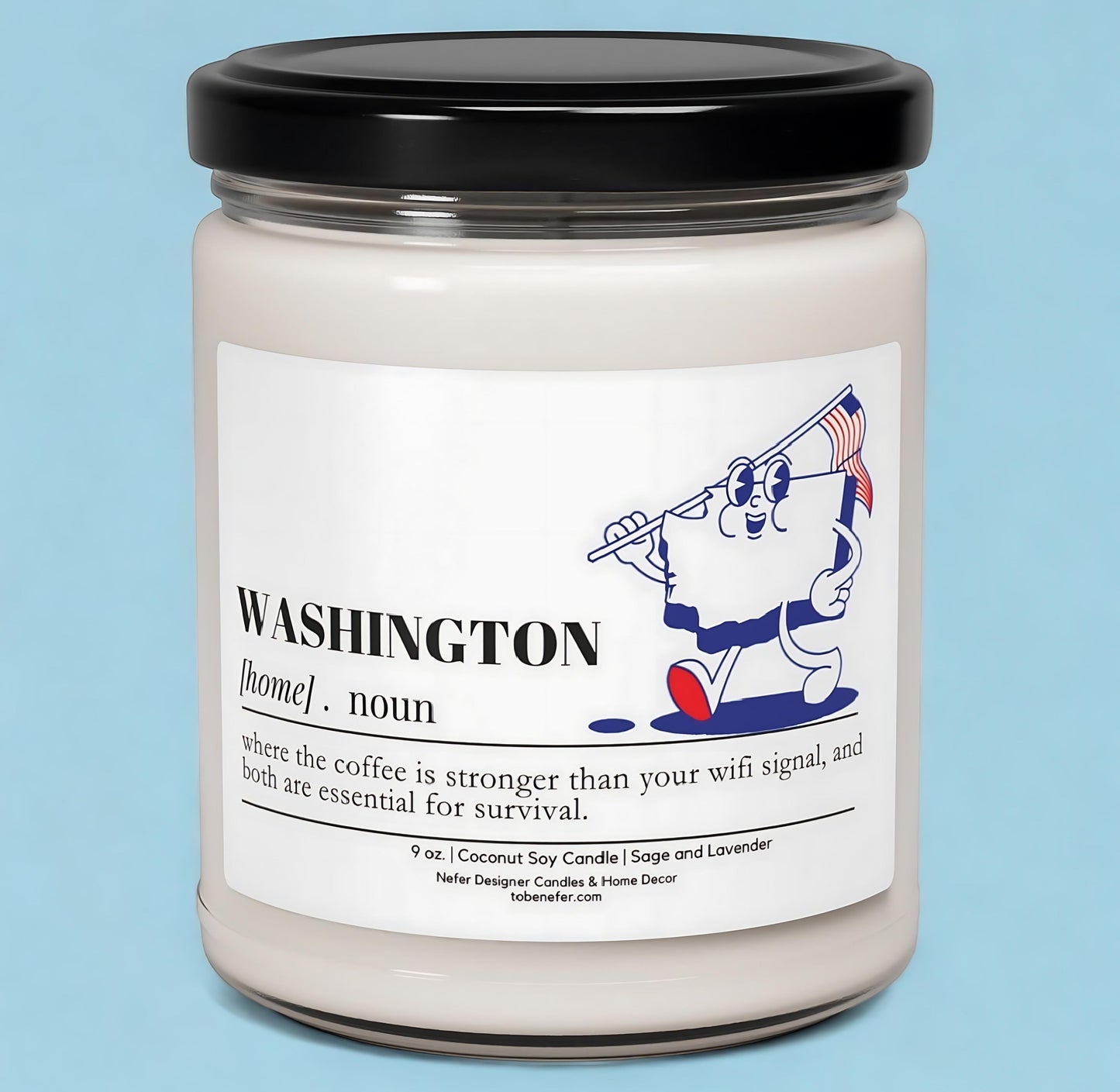 Washington | Dictionary Definition | State Scented Candle