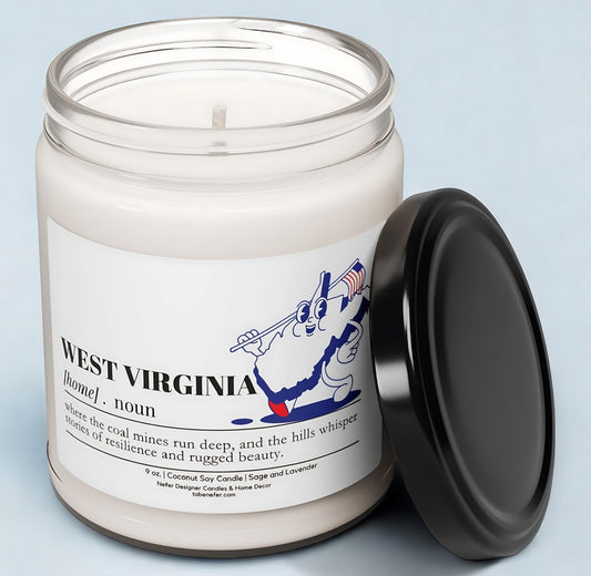 West Virginia | Dictionary Definition | State Scented Candle