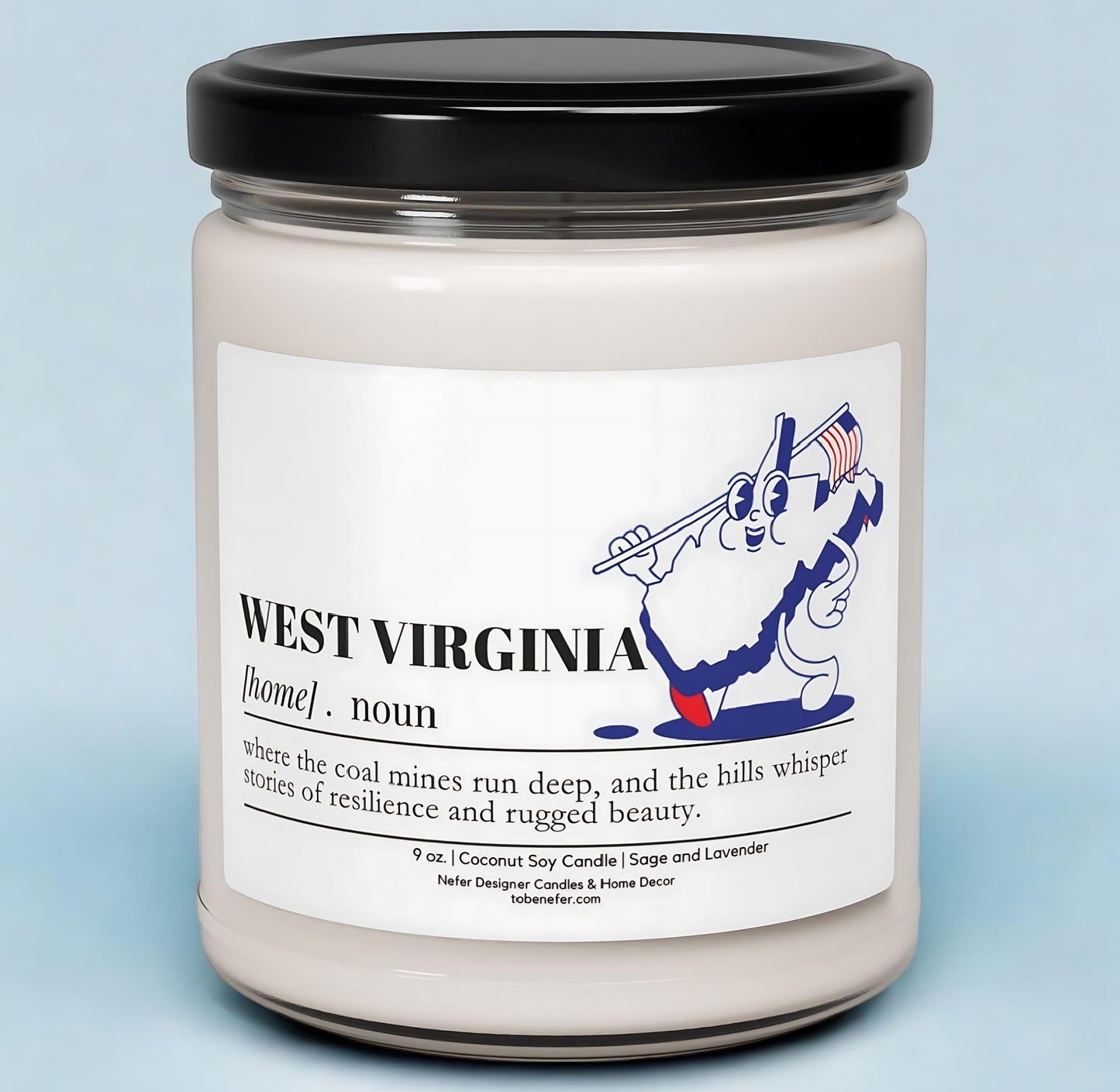 West Virginia | Dictionary Definition | State Scented Candle