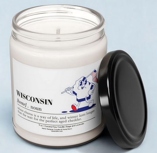 Wisconsin | Dictionary Definition | State Scented Candle