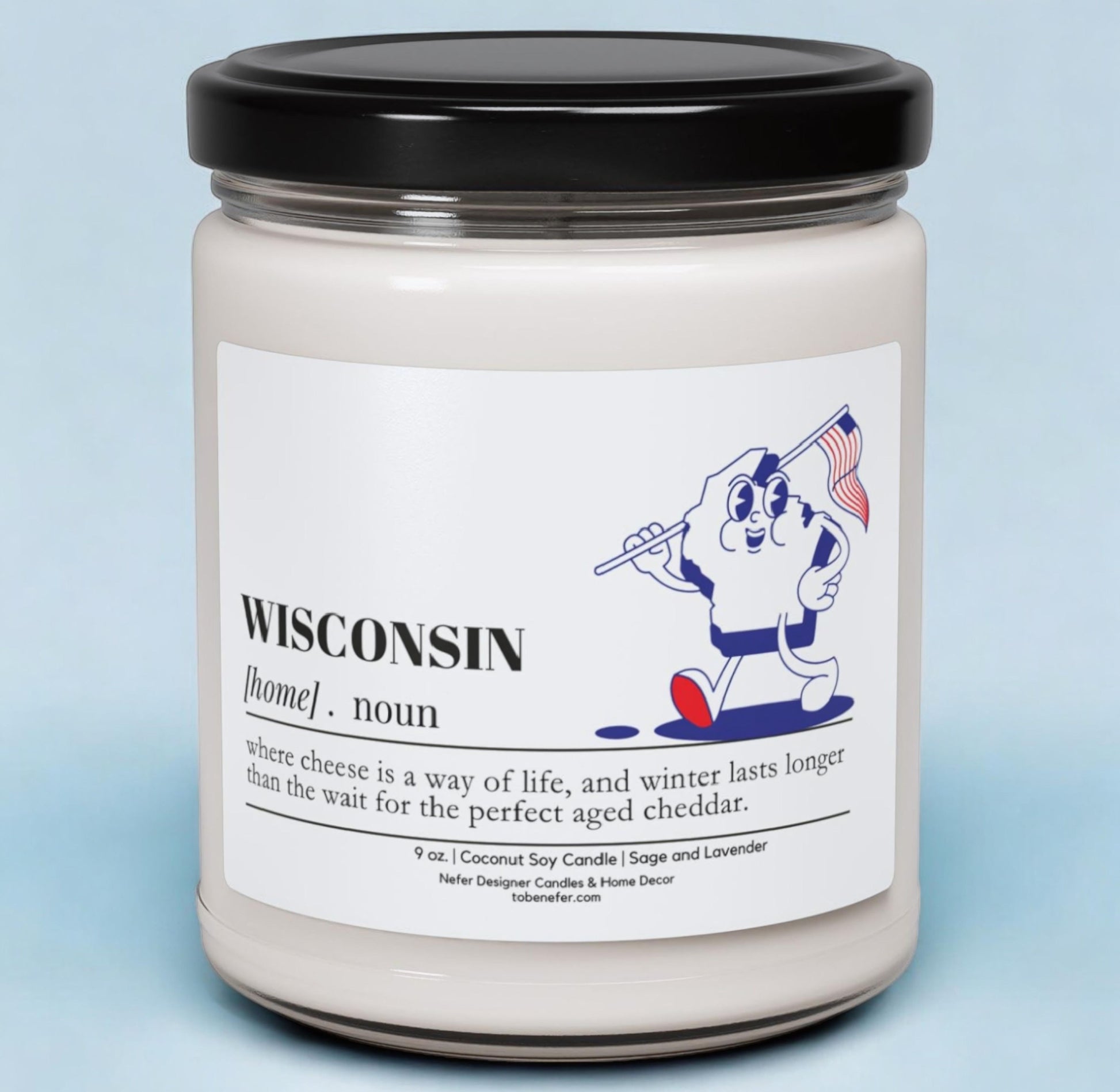 Wisconsin | Dictionary Definition | State Scented Candle