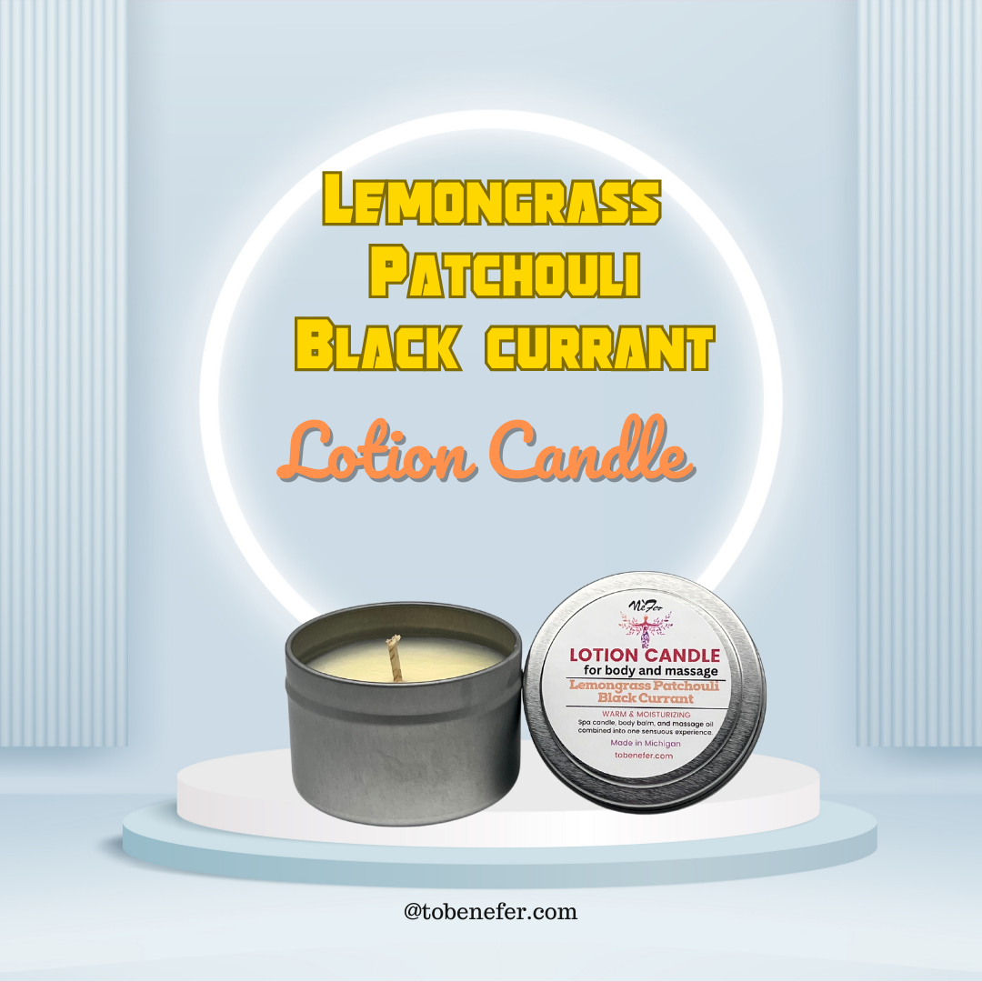 Lemongrass, Patchouli & Black Currant Lotion Candle | 4 oz