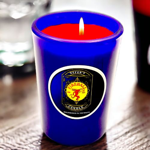 Fireball Candle| Sizzle and Spice, Embrace the Heat