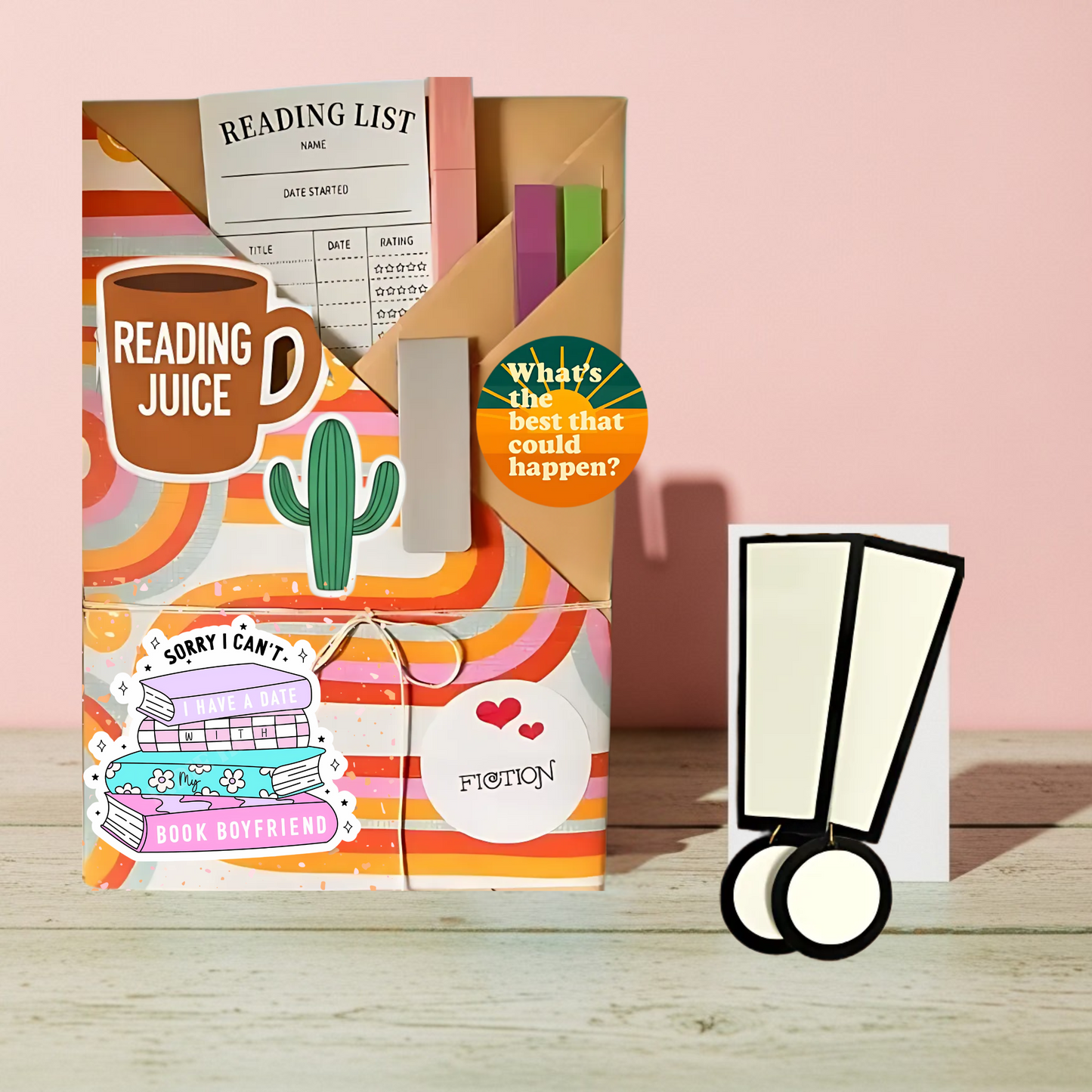 Plot Twist: A Blind Date with a Book & Earrings Gift Set