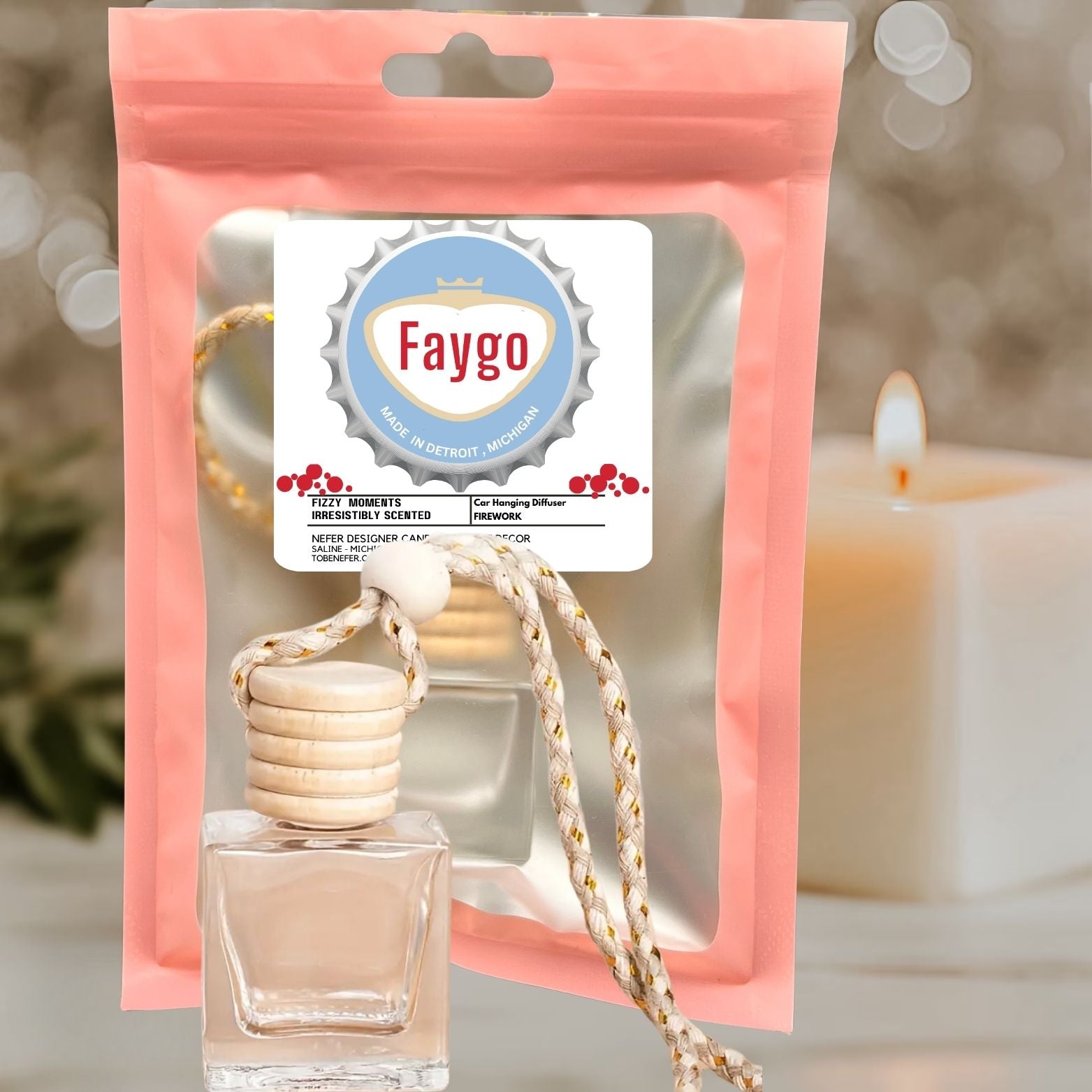 Michigan Pop Car Freshener | Faygo–Vernors Scented Diffuser