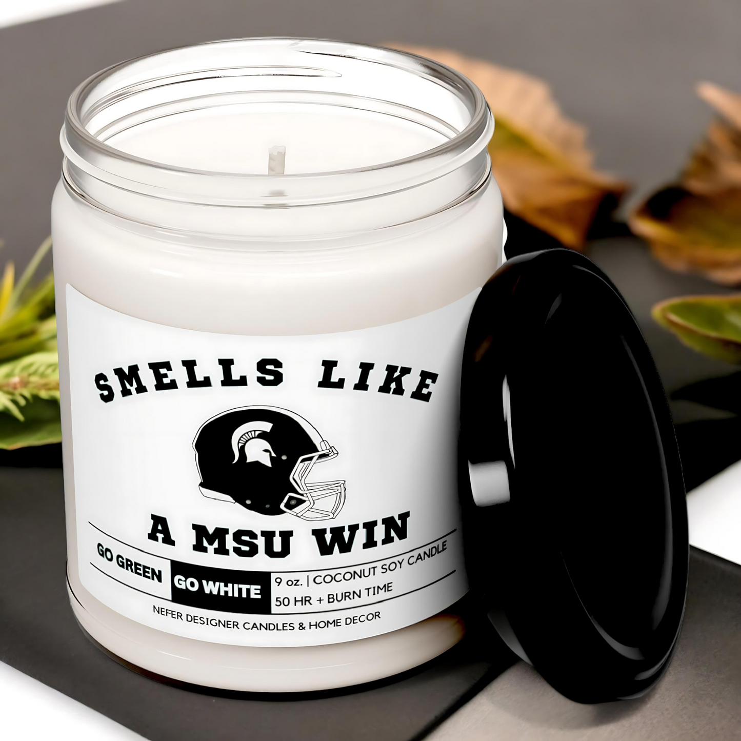 smells like a msu win candle 