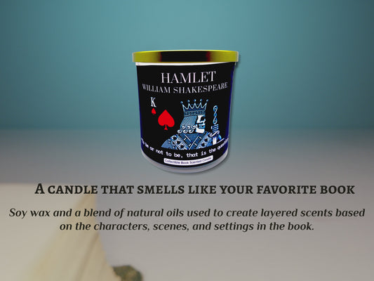 Hamlet by William Shakespeare Candle| Literature Candle