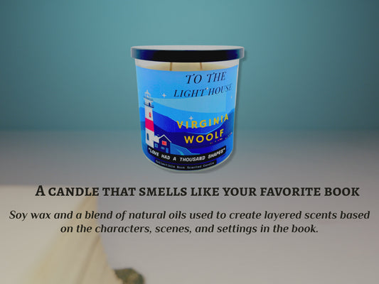 To the Lighthouse by Virginia Woolf | Literature Candle