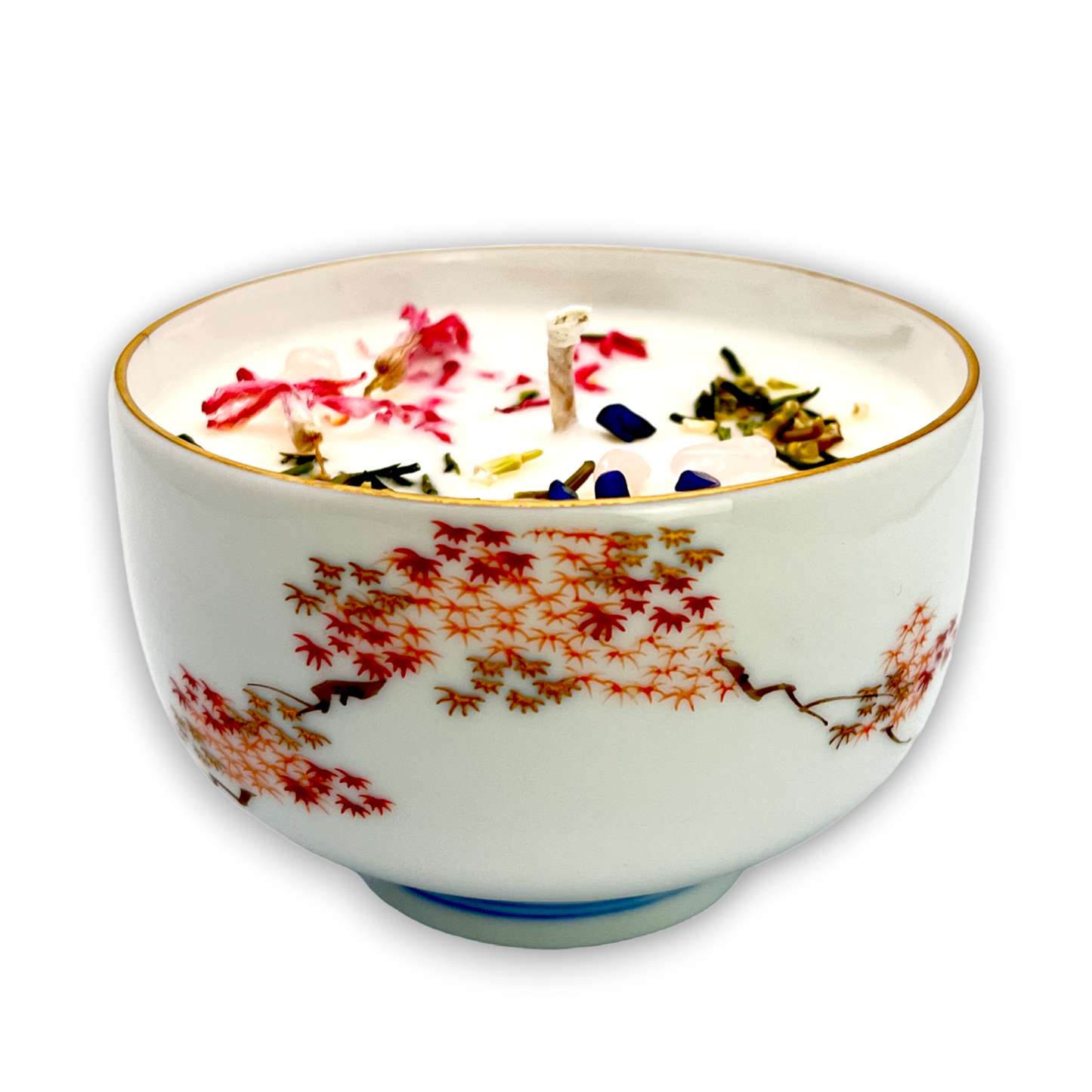 Japanese Fukagawa Macha Vintage Teacup Candle