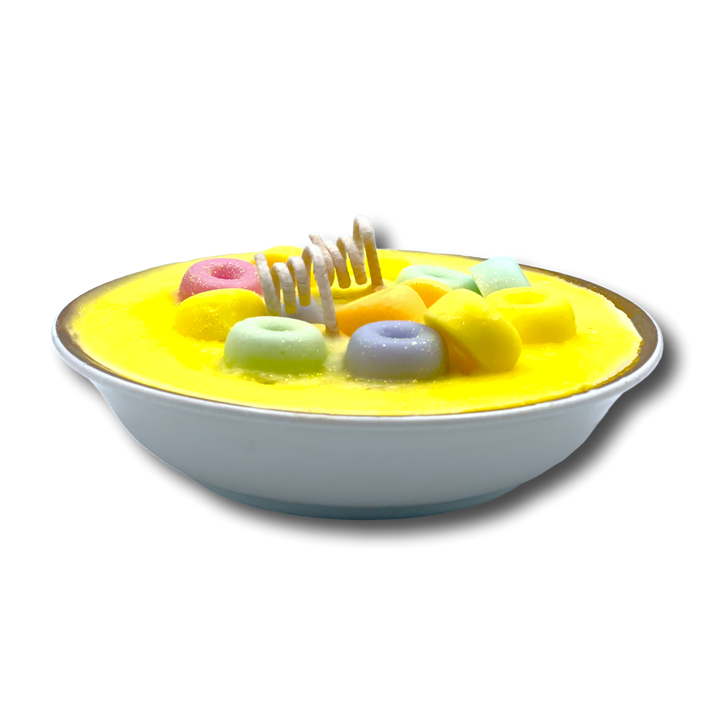 Cereal Bowl Fruit Loops Candle