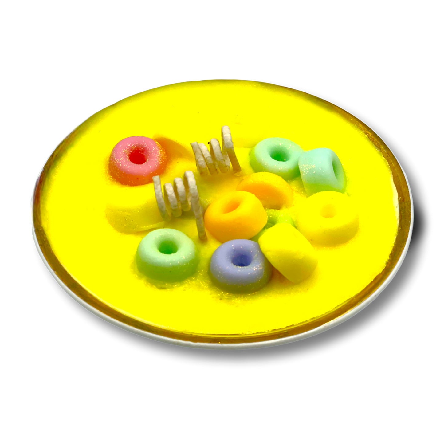 Cereal Bowl Fruit Loops Candle